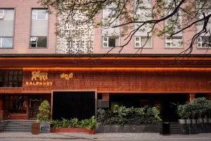 Kalpaney-is-a-new-vegetarian-restaurant-outlet-in-Indiranagar,-Bengaluru,-featuring-contemporary-Indian-inspired-decor